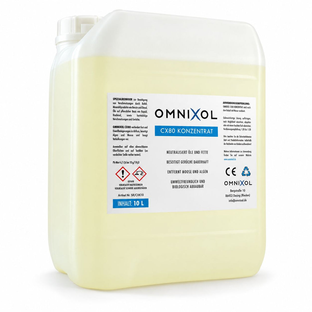 Omnixol CX80 Konzentrat 10 Liter Kanister