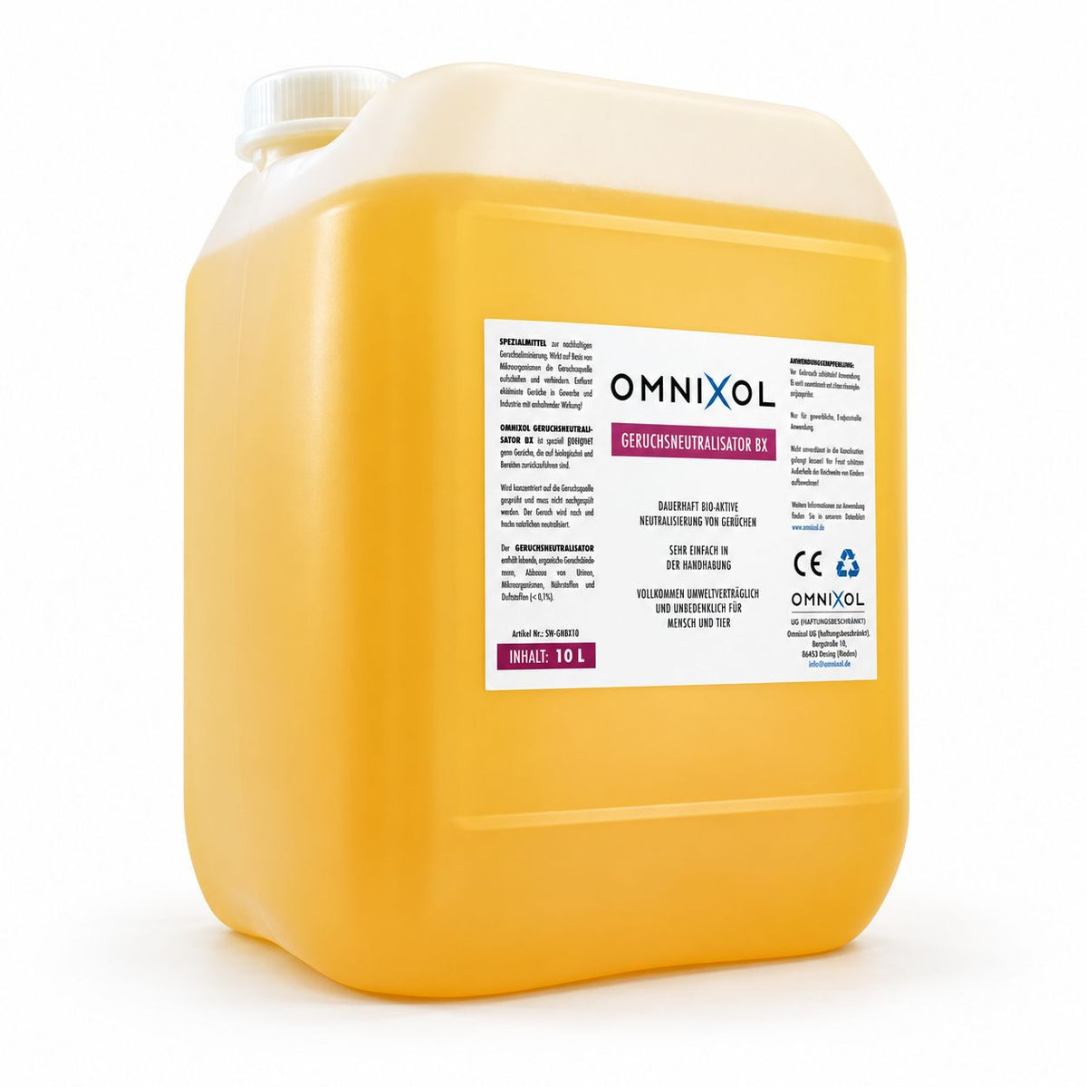 Omnixol Geruchsneutralisator BX 10 Liter Kanister