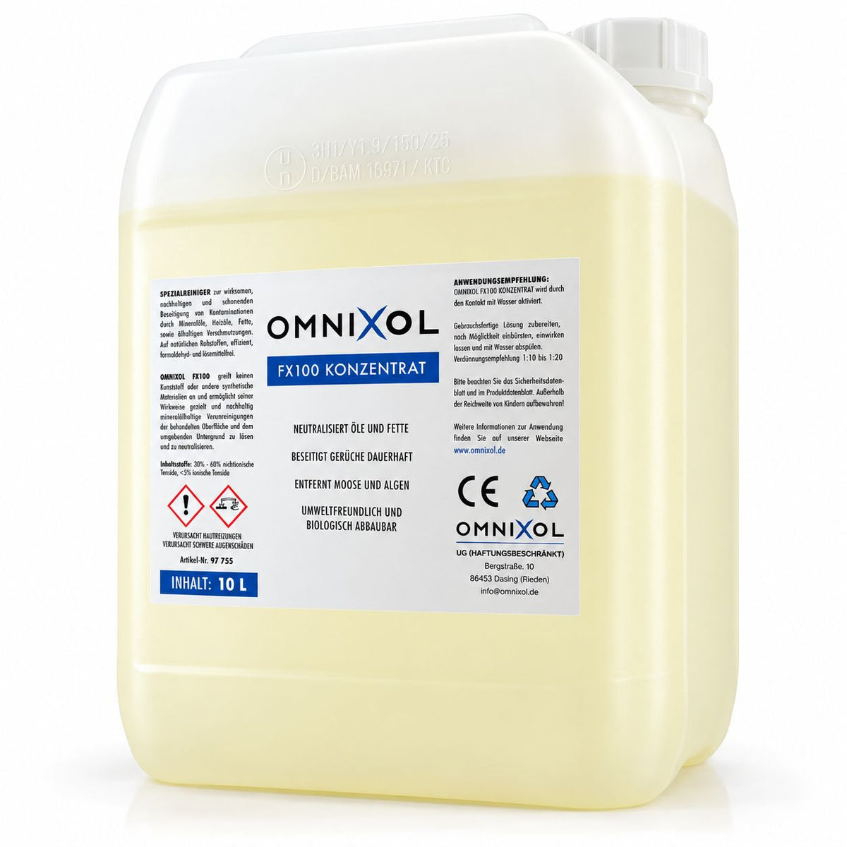 Omnixol FX100 Konzentrat 10 Liter Kanister