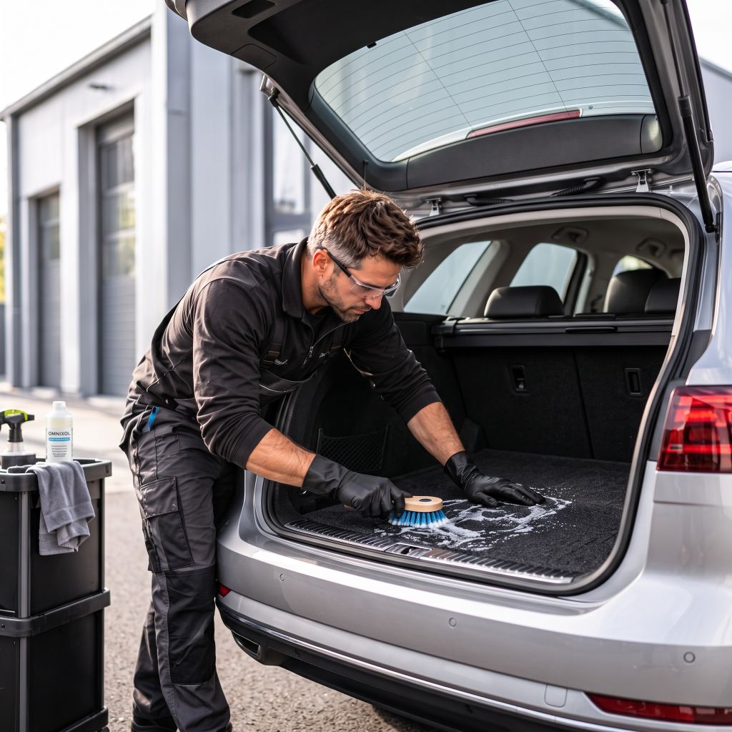 Diesel aus Fahrzeuginnenraum, Polstern und Teppichen entfernen