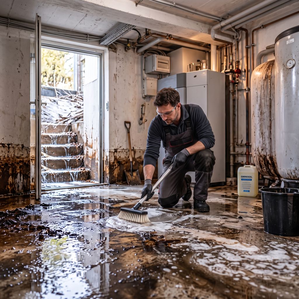 Heizölschaden im Keller nach Hochwasser sanieren